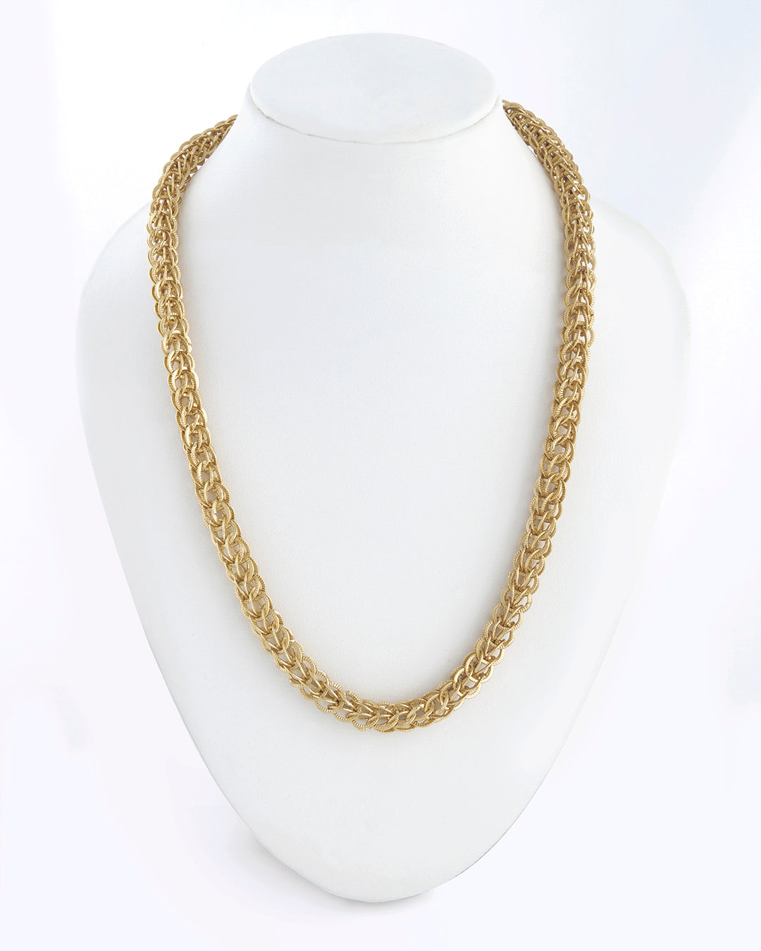 GOLDEN HARMONY CURB CHAIN | 18K GOLD PLATED