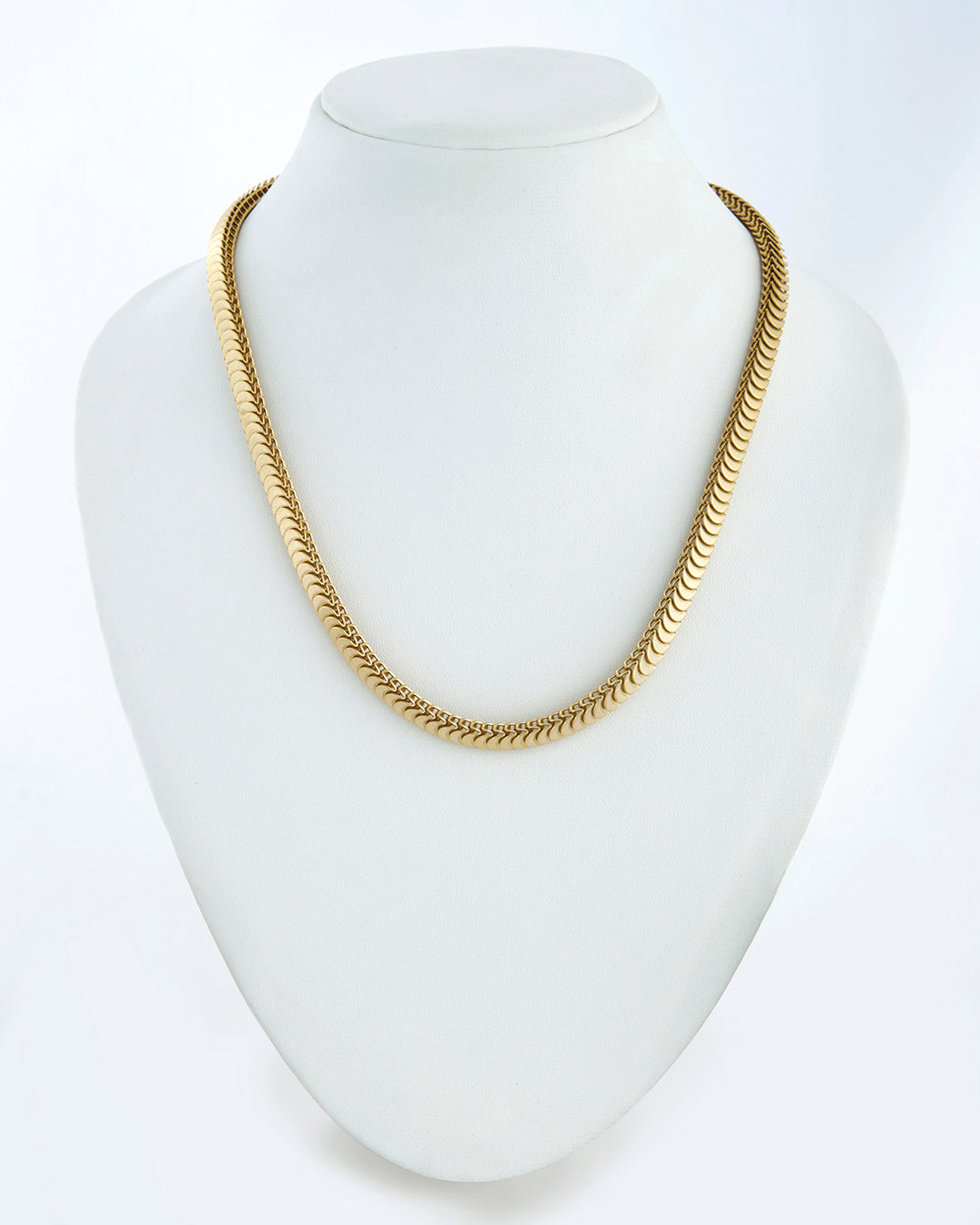 GOLDEN HORIZON RIBBON CHAIN | 18K GOLD PLATED