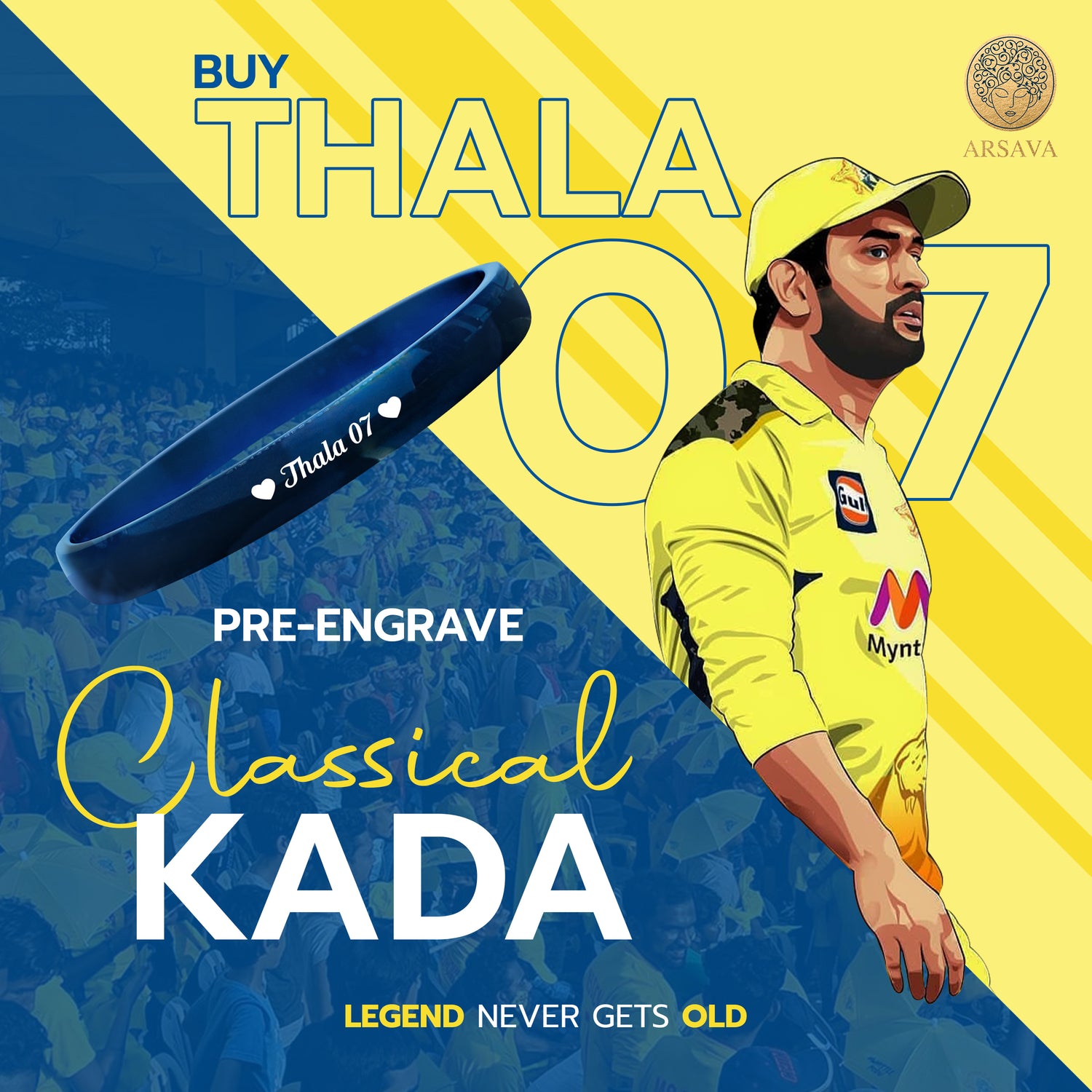 THALA CLASSICAL KADA | 316L STAINLESS STEEL