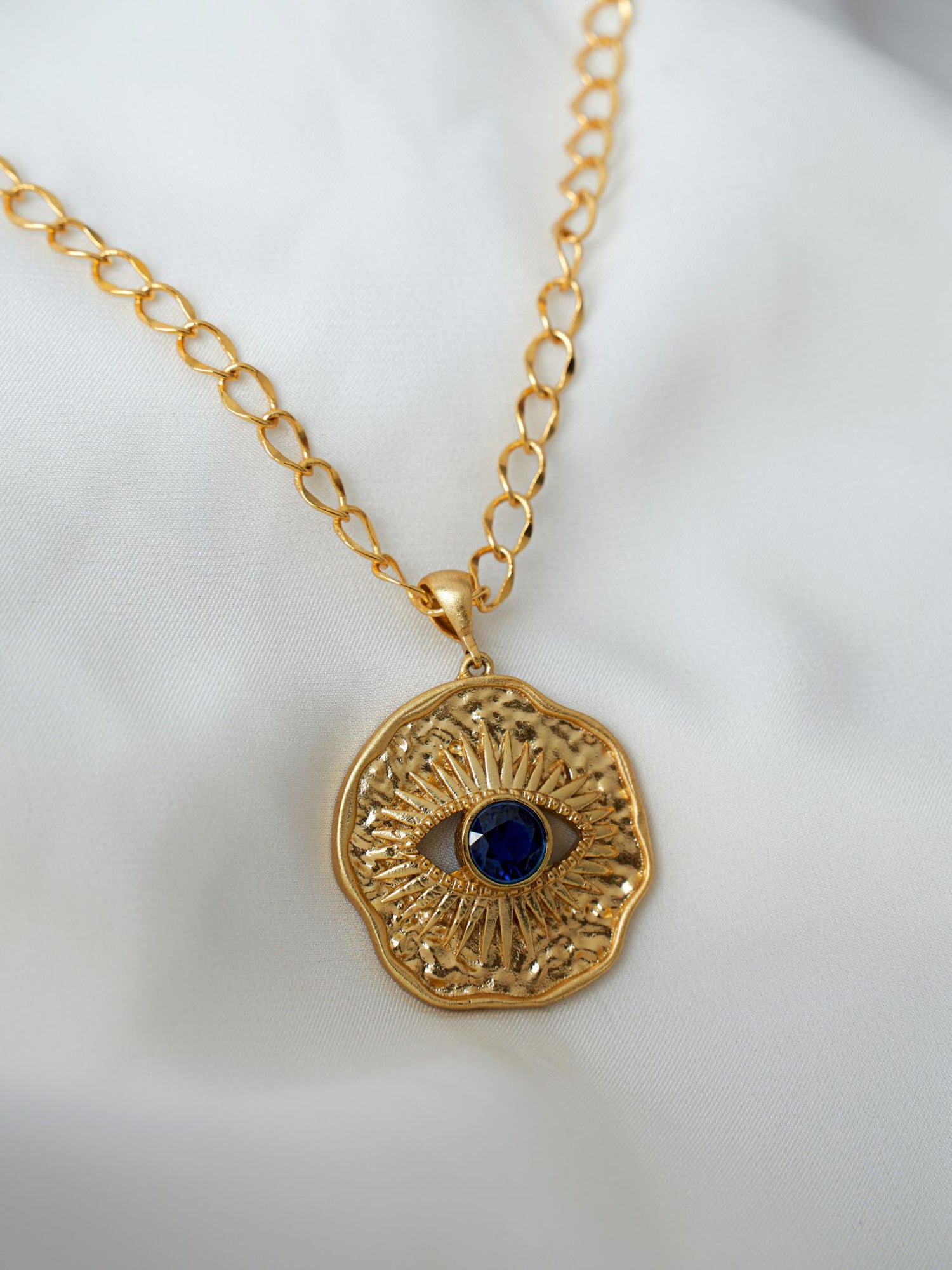 EVIL EYE NECKLACE | 18K GOLD PLATED