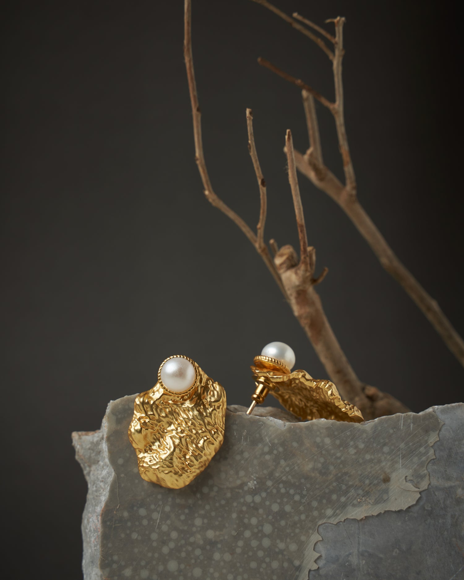 SUN-KISSED LUXE | 18k GOLD PLATED EARRING