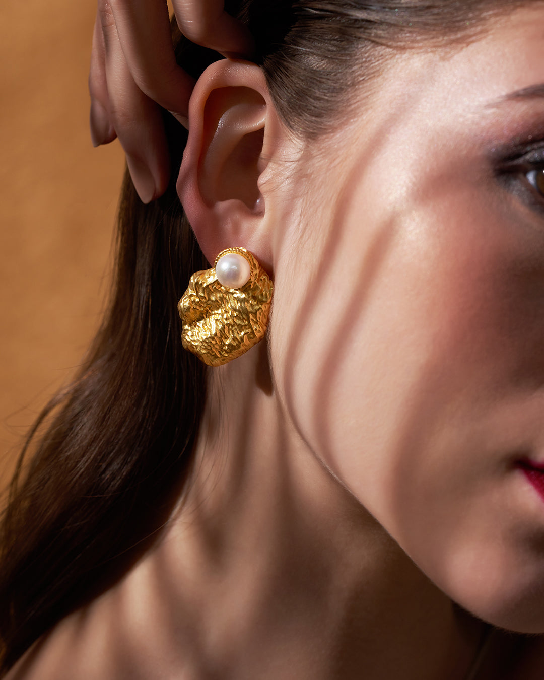 SUN-KISSED LUXE | 18k GOLD PLATED EARRING