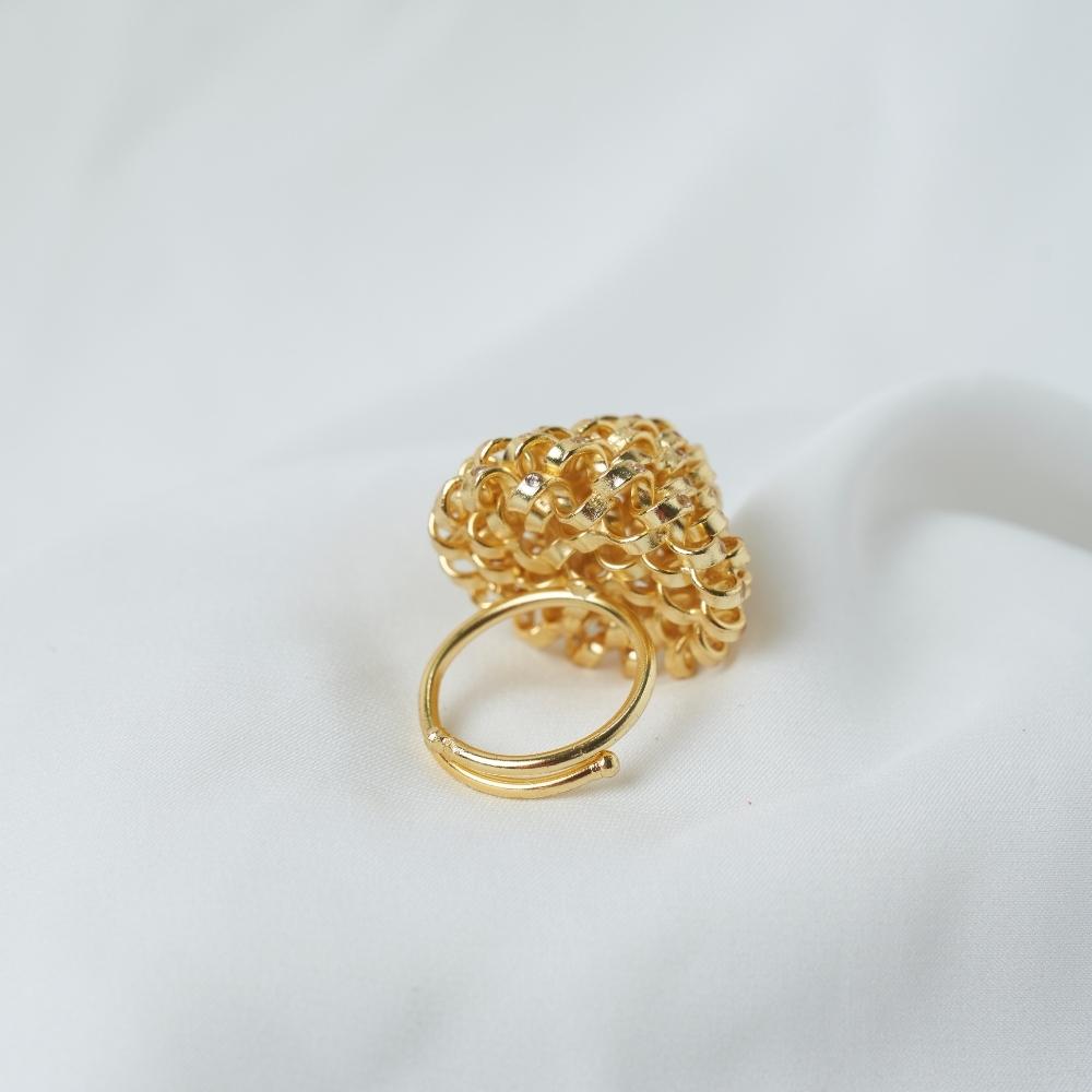 LUXURIOUS GOLDEN GLOW RING | 18K GOLD PLATED