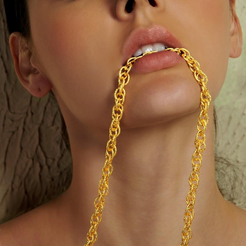 OPULENT OVAL LINK CHAIN | 18K GOLD PLATED